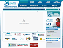 Tablet Screenshot of manateechamber.com
