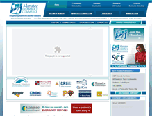 Tablet Screenshot of manateechamber.org